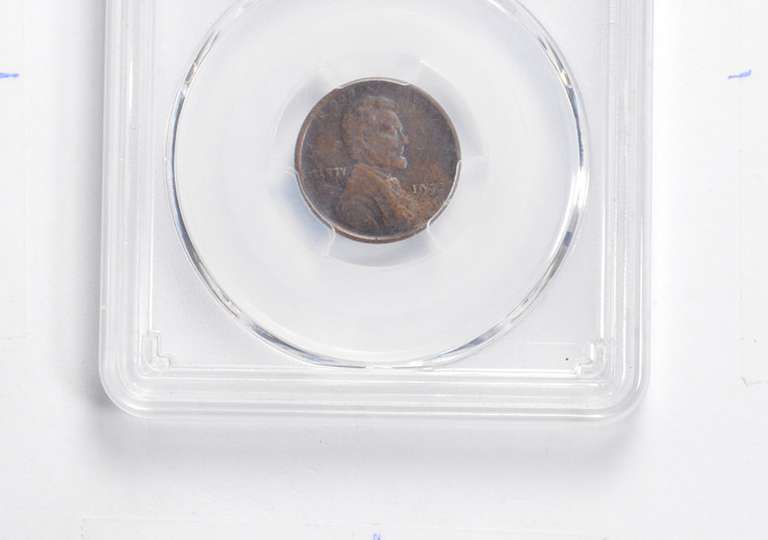 Genuine AU Detail 1922 NO D Lincoln Wheat Cent Environ. Damage - PCGS
