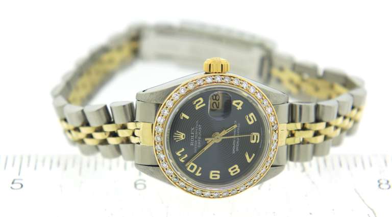 Rolex TT Datejust Blue Dial Watch