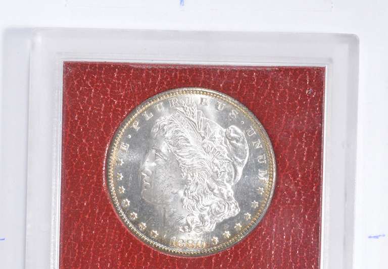 1880-S Morgan Silver Dollar - Redfield Collection - Slabbed