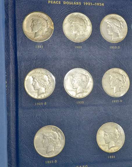 Full Peace Dollar Set