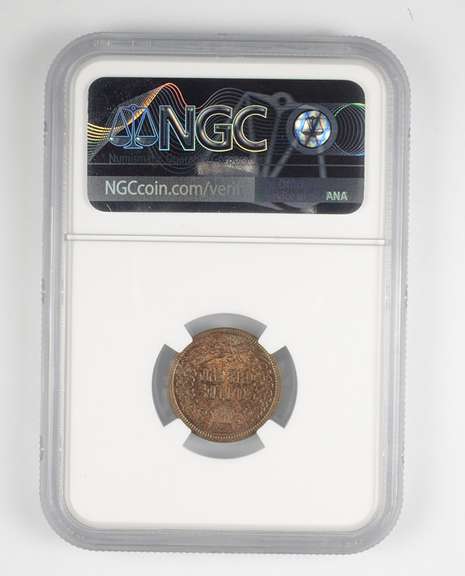 MS64 BN 1864 Indian Head Cent - Bronze - CAC - Graded NGC