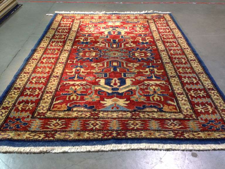 EXQUISITE FINE KAZAK  RUG 5x6.7