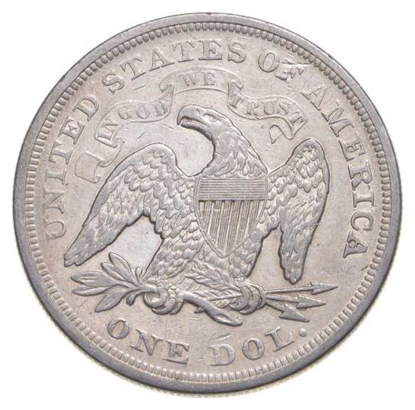 1871 Seated Liberty Dollar