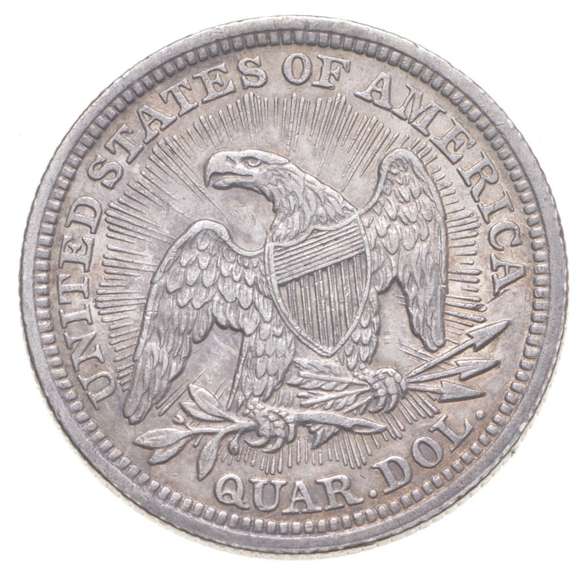 1853 Seated Liberty Quarter