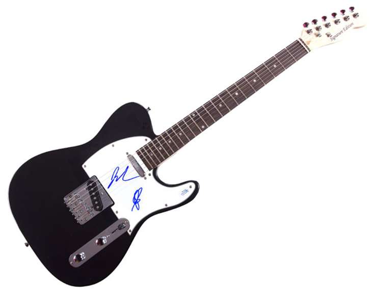 Goo Goo Dolls Autographed Signed Guitar