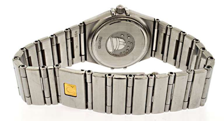 Ladies Stainless Steel Omega Constellation Watch