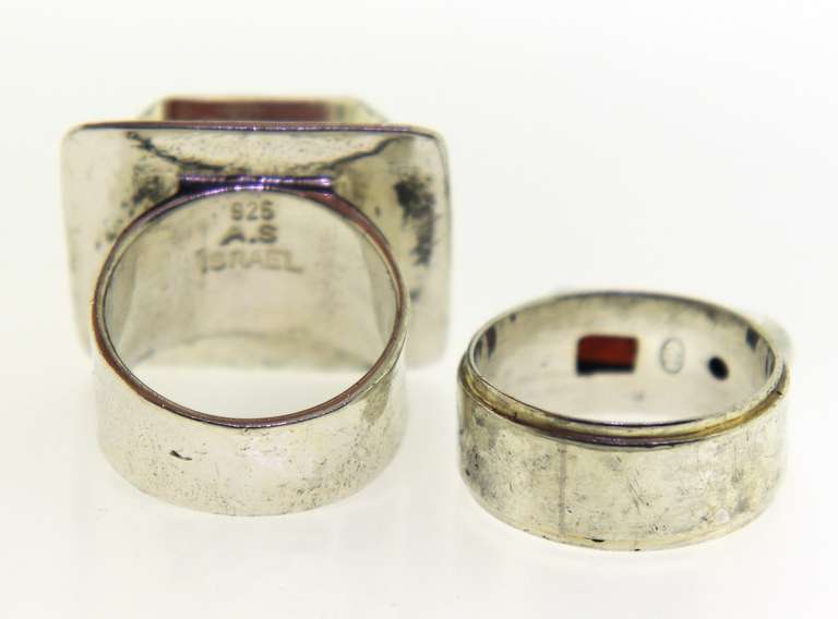 Lot of 2Sterling Silver rings