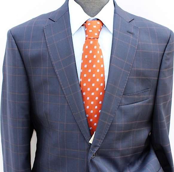 Phenomenal 2-Button Plait Suit, Made In Italy