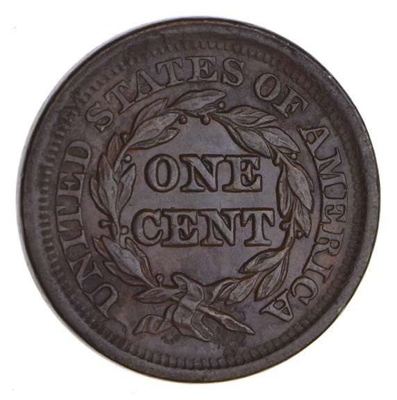 1850 Braided Hair Large Cent - Choice