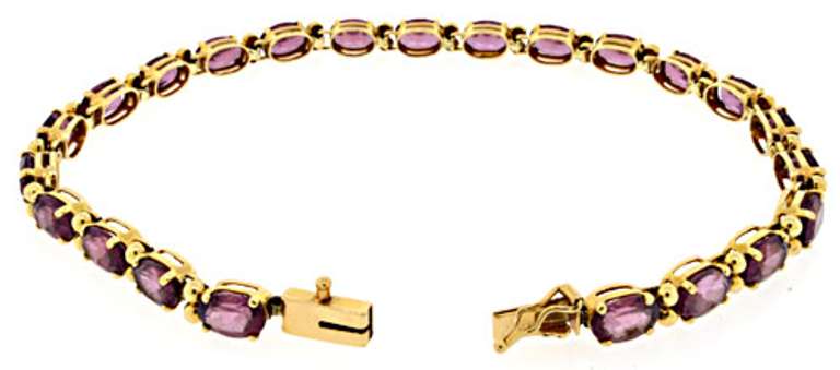 Glowing 14kt Tourmaline Bracelet