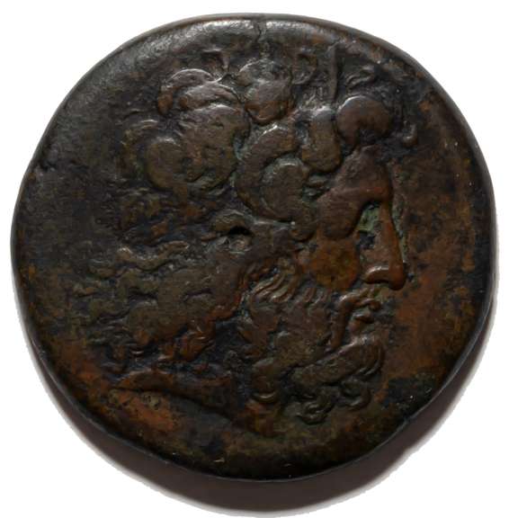 Egypt 246-221 BC 21 Eurgetes Ptolemy III Bronze