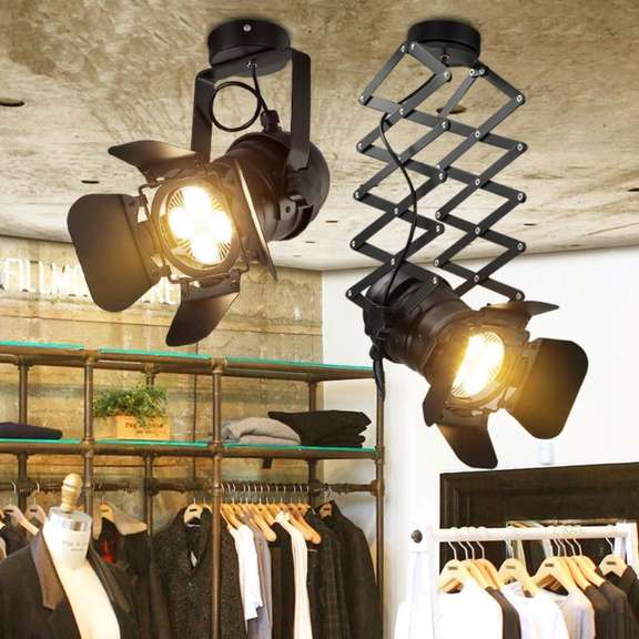 Industrial Retro LED Ceiling Light