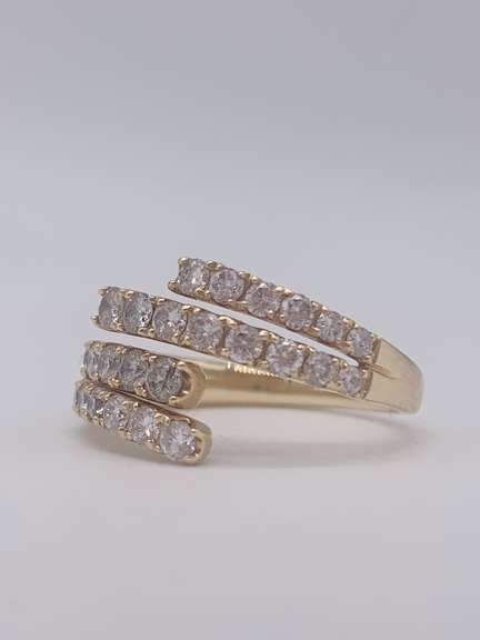 14kt Gold Diamond Cocktail Ring