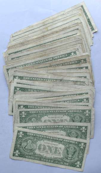 90 Assorted $1 Silver Certificates