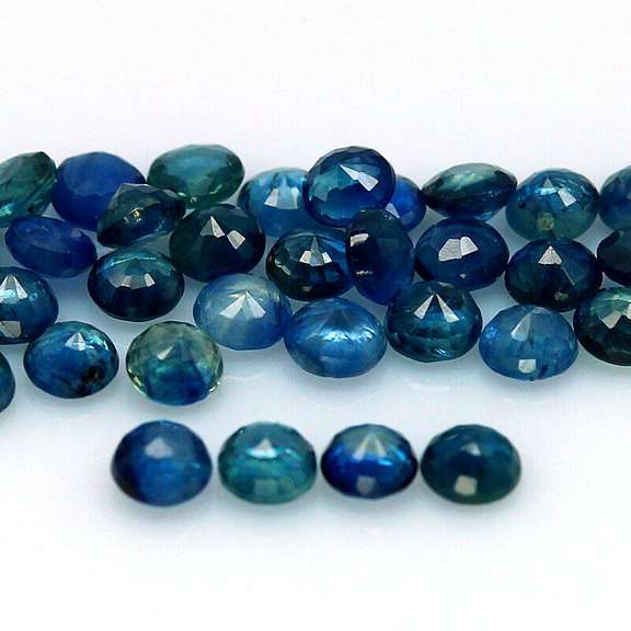 Heated only! 8.01ct royal blue Sapphire set