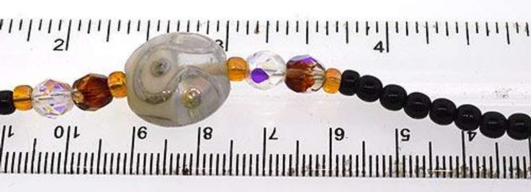Bead and Crystal Necklace