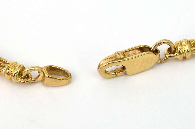 Charming Amethyst Bracelet in Two-Tone Gold