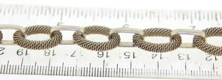 Sterling Silver Oval Link Bracelet