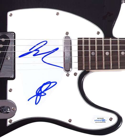 Goo Goo Dolls Autographed Signed Guitar