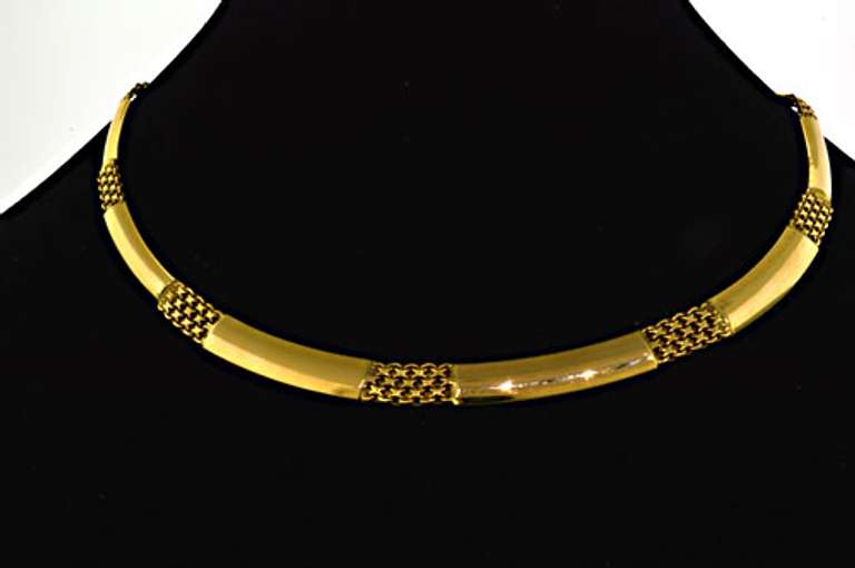 Chain and Link 18kt Necklace