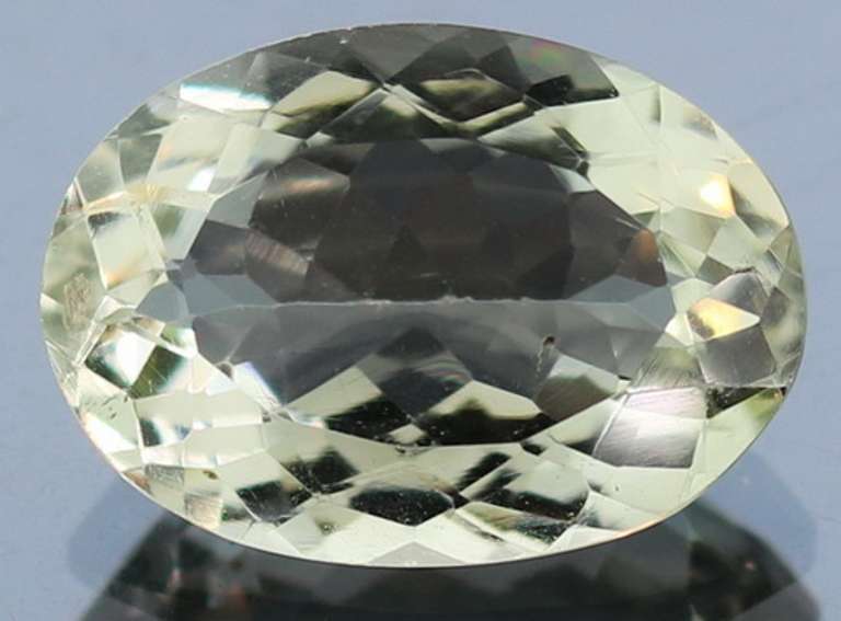 Brilliant 9.82ct natural platinum green Amethyst