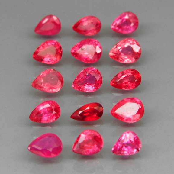 Amazing! 4.01ct hot pink Songean Sapphire set