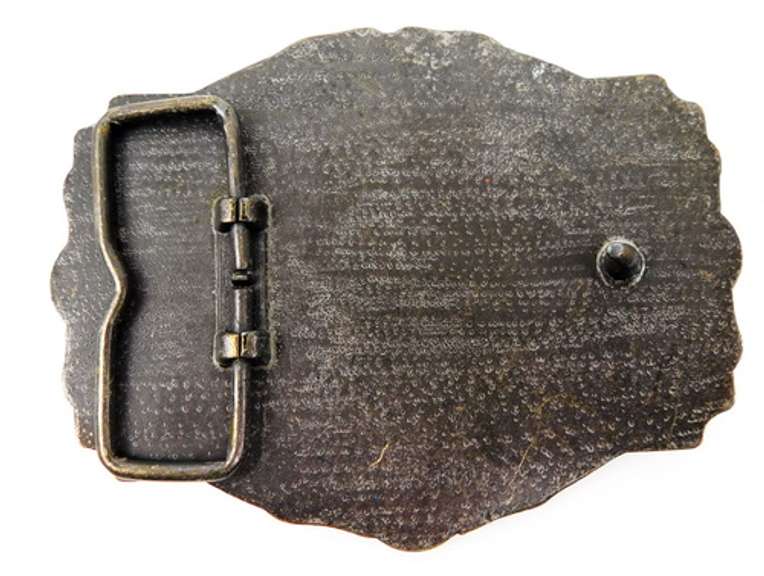 Vintage Livingston Wells & Co. Gold Dealers Belt Buckle