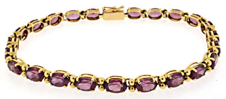 Glowing 14kt Tourmaline Bracelet