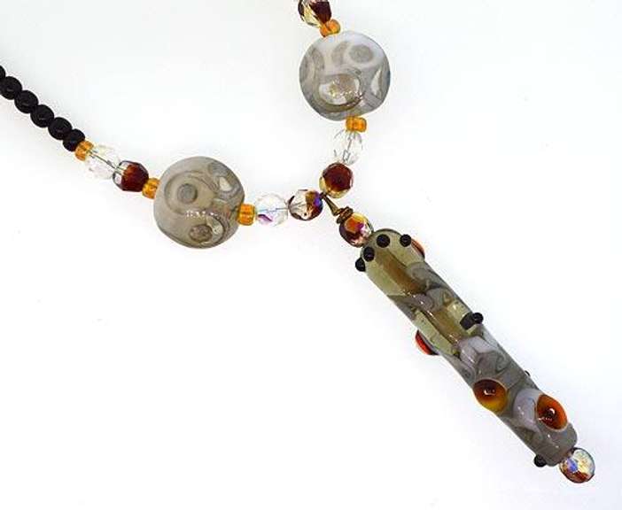 Bead and Crystal Necklace
