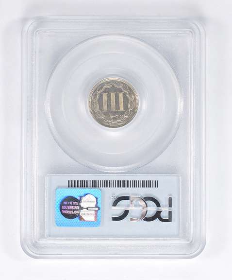 MS64 1871 Nickel Three-Cent Piece - Graded PCGS