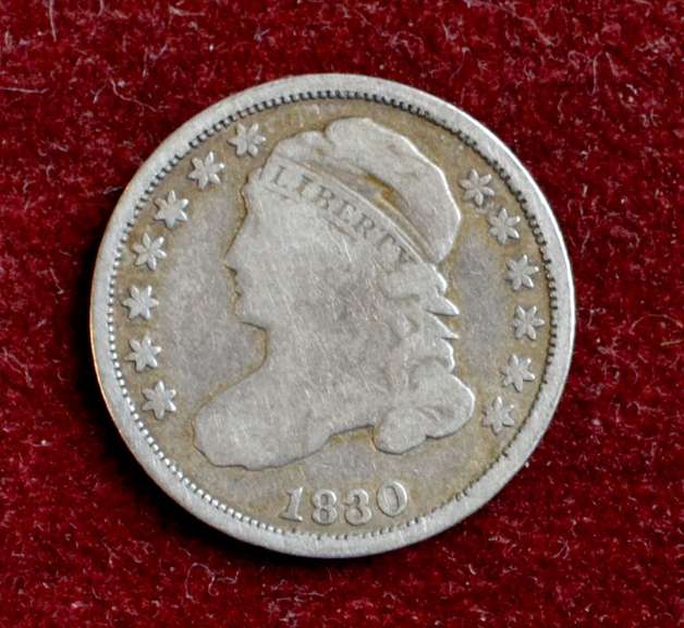 1830 10c with Rotated Die