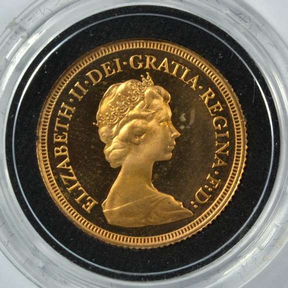 Superb Gem Ultra Cameo Proof 1979 British Gold Sovereign