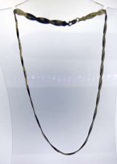 Italian FAS Sterling Silver Twisted Herringbone Necklace