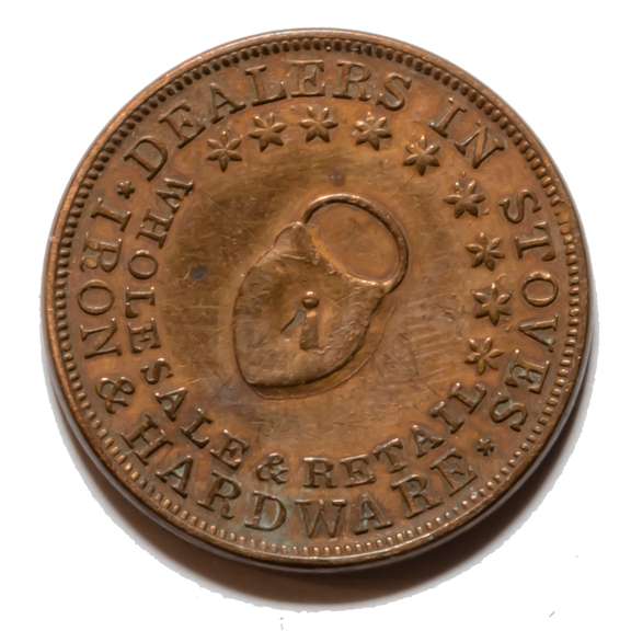 Foster & Parry Michigan 1850 s Token