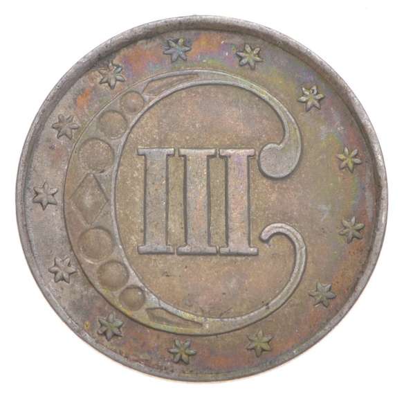 1852 Silver Three-Cent Piece