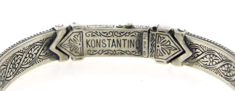 Pretty Konstantino Men's 2 Tone Bracelet