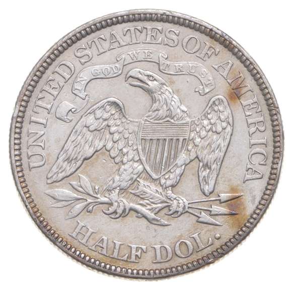 1875 Seated Liberty Half Dollar