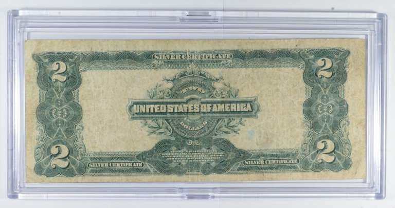 1899 $2 United States Silver Certificate - Large Note