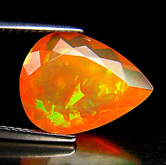 Unheated! Padparadsca! 3.62ct fingerprint flashing Welo Opal
