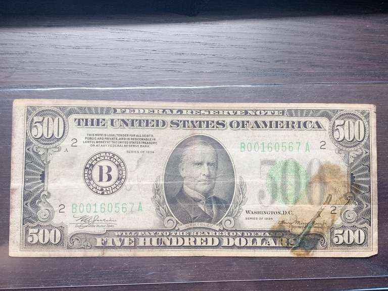 $500 Bill