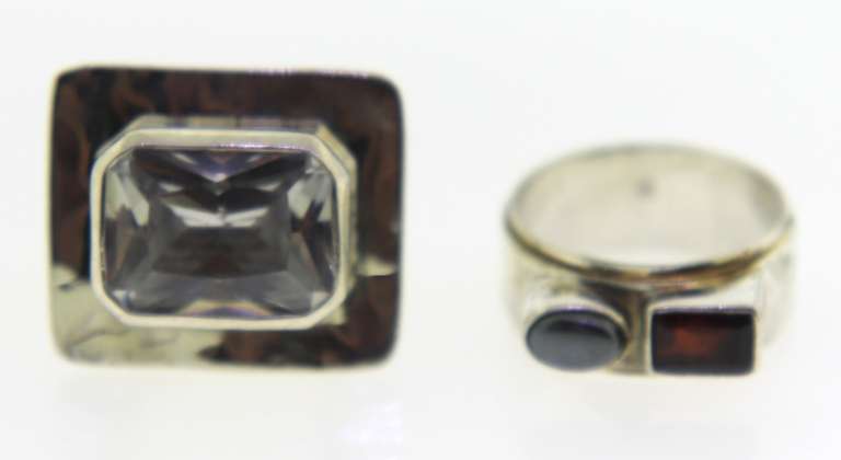 Lot of 2Sterling Silver rings