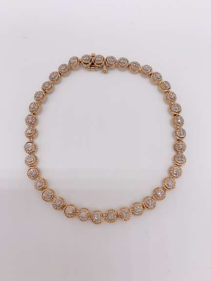 14kt Gold & Diamond Bracelet