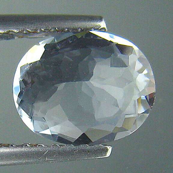 Very rare 1.36ct platinum blue Brazilian Beryl