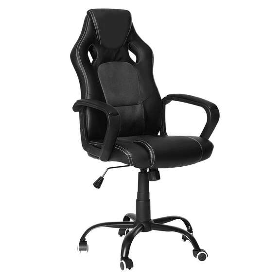 Gaming Chair with PU Material Widened Seat