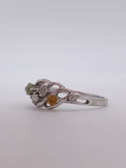 Fun 10kt Gold Gemstone Ring