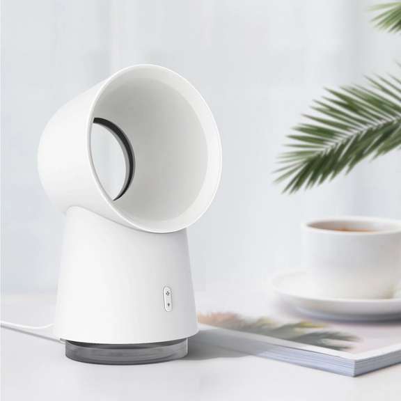 Mini Cooling Fan Bladeless Desktop Mist Humidifier