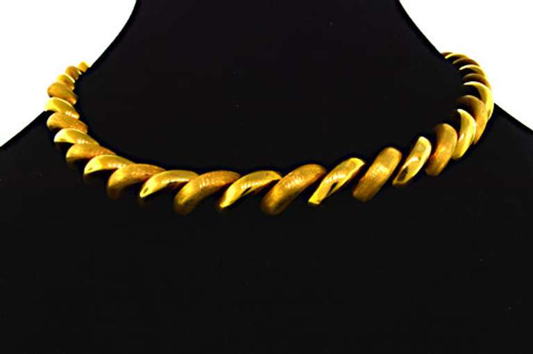 Heavy 18kt San Marco Necklace