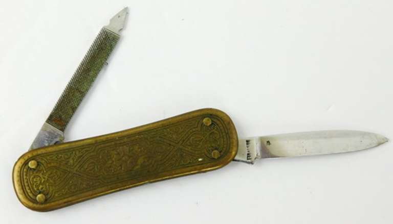 Antique Pocketknife with Pouch