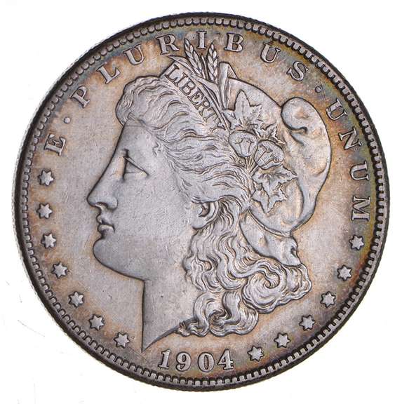 1904-S Morgan Silver Dollar - Cleaned - Circulated