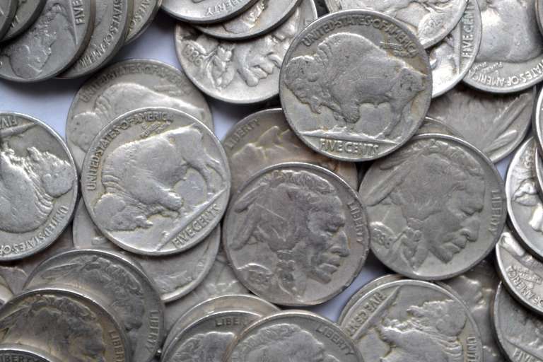 100 Full Date Buffalo Nickels